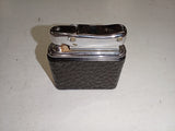 Vtg 1950s Ibelo Monopol Automatic Pocket Lighter Faux Leather Wrap West Germany