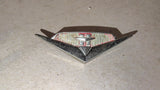 1956 Chevy Nomad V8 Under Taillight Chrome Emblem Badge OEM 200104
