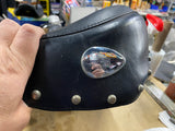 Saddleman Solo Seat Harley FXR 1982-94 Hinge type Smooth top studs Renegade