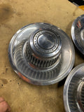 Chevrolet Chrome Rally Wheel Center chevy Caps Hubcaps Chevelle Camaro Truck 60'