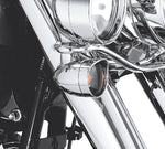 Front Turn Signal Visor Kit Harley bullet light 69758-05