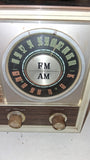 Lloyds TM-77 Vintage AM/FM Tube Tabletop Radio, Woodgrain Japan, Pre-Owned