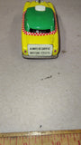 Vintage 1950s Japan Tin Litho Yellow Cab Taxi Toy Car Green Roof Checker