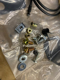 Harley Touring 97-08 Adjustable Rider Backrest Hardware Kit Mount Release cable