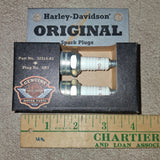NOS Harley-Davidson XR1000 Spark Plugs Pair 6R7 Champion RN7YC OEM PN 32314-83