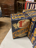 Vintage 60' Ivory Laundry soap Box Original NOS Advertising Sign Prop Display