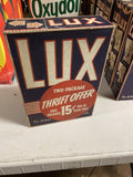 Vintage 60' Ivory Laundry soap Box Original NOS Advertising Sign Prop Display