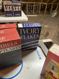 Vintage 60' Ivory Laundry soap Box Original NOS Advertising Sign Prop Display