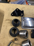 Kawasaki Kz400 Parts lot starter cover tank rubber reflector mounts fork boots