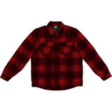 Icon Fallblock CX Flannel Jacket Red  2XL Motorcycle biker riding aparel Armor V