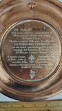Moses 10 Commandments Bronze Plate Ennio Furiesi Studio Dante Volteradici