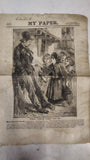 Lot of 14 Antique 1873-1874 The Child’s Paper & Our Morning Guide Newspapers