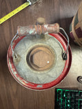 Vintage Reeves 1-gallon galvanized utility fuel can