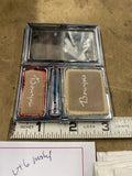 1920's Vintage Art-Deco  Mirror Compact Case Lipstick Beauty prod