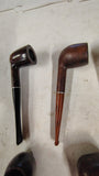 Vintage Smoking Pipe Lot - 10 Estate Briar & Meerschaum Pipes