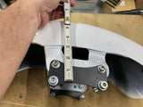 2025-26 OEM Harley Touring Street Glide Chopped Front Fender Pearl White Mount