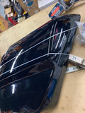 Harley FLHXS Left Sidecover Vivid Black Pinstripe Touring 09^ Street Road Glide