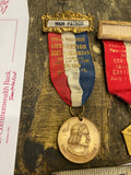 1936 Sons of Columbus medal features a "High Patron" Badge medallion Souvenir