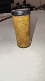 Vintage Chem-Test Aspirin Cardboard Tube 100 Tablets Detroit MI Empty