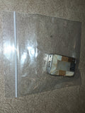 Vtg 1950s Mother Pearl Mosaic Lift Arm Lighter Red Diamond Inlay Japan Art Deco