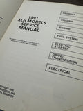 1991 Harley XLH Models Official Factory Service Manual
