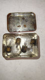 Vtg 1930s Westinghouse Mazda Auto Lamps Emergency Spare Bulb Kit Litho Metal Tin
