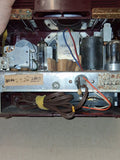 Vtg Bendix Radio Model 55X4 Maroon Catalin Bakelite Portable Tube Radio 1940