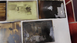 Antique Glass Plate Negatives Lot Vintage Family Portraits Ephemera 1920s
