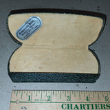 Antique Green Embossed Eyeglass Case Nungesser Bros Opticians Pittsburgh PA