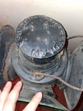 Vintage Handlan 3-Way Railroad Switch Lamp Body Lenses Visors Parts Salvage