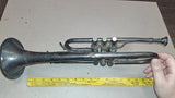 Antique 1915 Frank Holton Bb Silver-Plated Trumpet – 0 1/2 Large Bore – Chicago