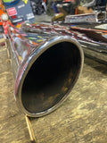 Samson Chrome Slip-On Mufflers Exhaust Harley Touring Glide 95-16 FLH Road Ultra