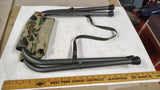 Vintage Camo Hunting Stool Lot (3) Three Leg Tripod Chair Foam Seat Cushion D&H