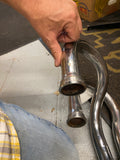 Scrambler Honda CL450 Complete Exhaust System High Pipes Mufflers OEM