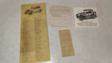 Vtg Jim Beam 1929 Ford Model A Phaeton Police Car Decanter Empty In Box
