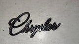 1968-1978 Chrysler Script Metal Emblem OEM Badge Newport Cordoba