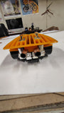 Vintage 1972 Kenner SSP GT Coupe Toy Car Orange Gyro Flywheel Muscle Racer