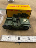 Dinky Toys Military Jeep 1:43 Scale Green WWII Model Original Box Vintage Minty!