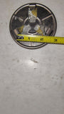 1980's Cadillac Seville DeVille Wire Wheel Center Cap Burgundy Gold Crest 6736