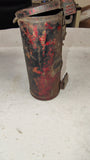 Vintage Dietz Firefly Kerosene Road Flare Torpedo Canister Case
