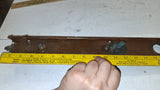 Ornate Victorian Gothic Metal Door plate Escutcheon Swing Draft Cover Handle Vtg
