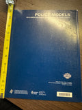 2013 Harley service manual supplement police models