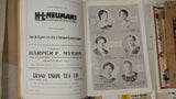 Vintage Advertising Ephemera Lot 1917-1950s First Aid Booklets Grocery Signs
