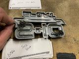 S-10 Sport Chrome Fender Emblem Badge Red White Blue Stripe Used Chevy truck