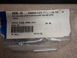 NOS Harley Davidson Diamond Plate Brake Pedal Pad FX Softail FXDWG 42696-03