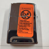 Vtg Unfired 1996 Zippo Cigarette Lighter Camel Powered Polished Chrome Minty!
