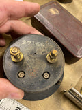 Vintage Simpson DC Ammeter Gauge 0-50a Panel Mount Analog Meter Direct Current