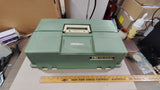 Vintage Plano 3-Tray Tackle Box Filled With Mixed Lures & Soft Bait Pack Lot
