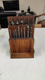 Vintage Irwin 13 Pc Auger Bit Set Complete in Original Wooden Box