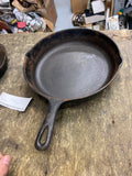 Vintage No. 8 Cast Iron Skillet pAN 10 5/8 BSR Heat Ring USA Birmingham stove